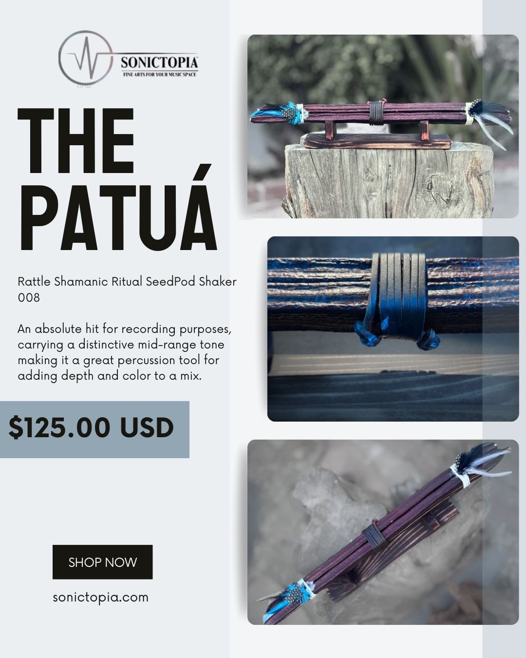 The Patuá - Rattle Shamanic Ritual SeedPod Shaker (Limited Edition) 008