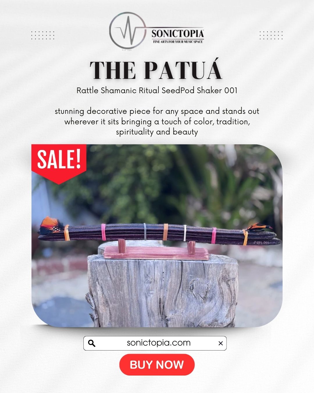 The Patuá - Rattle Shamanic Ritual SeedPod Shaker (Limited Edition) 001