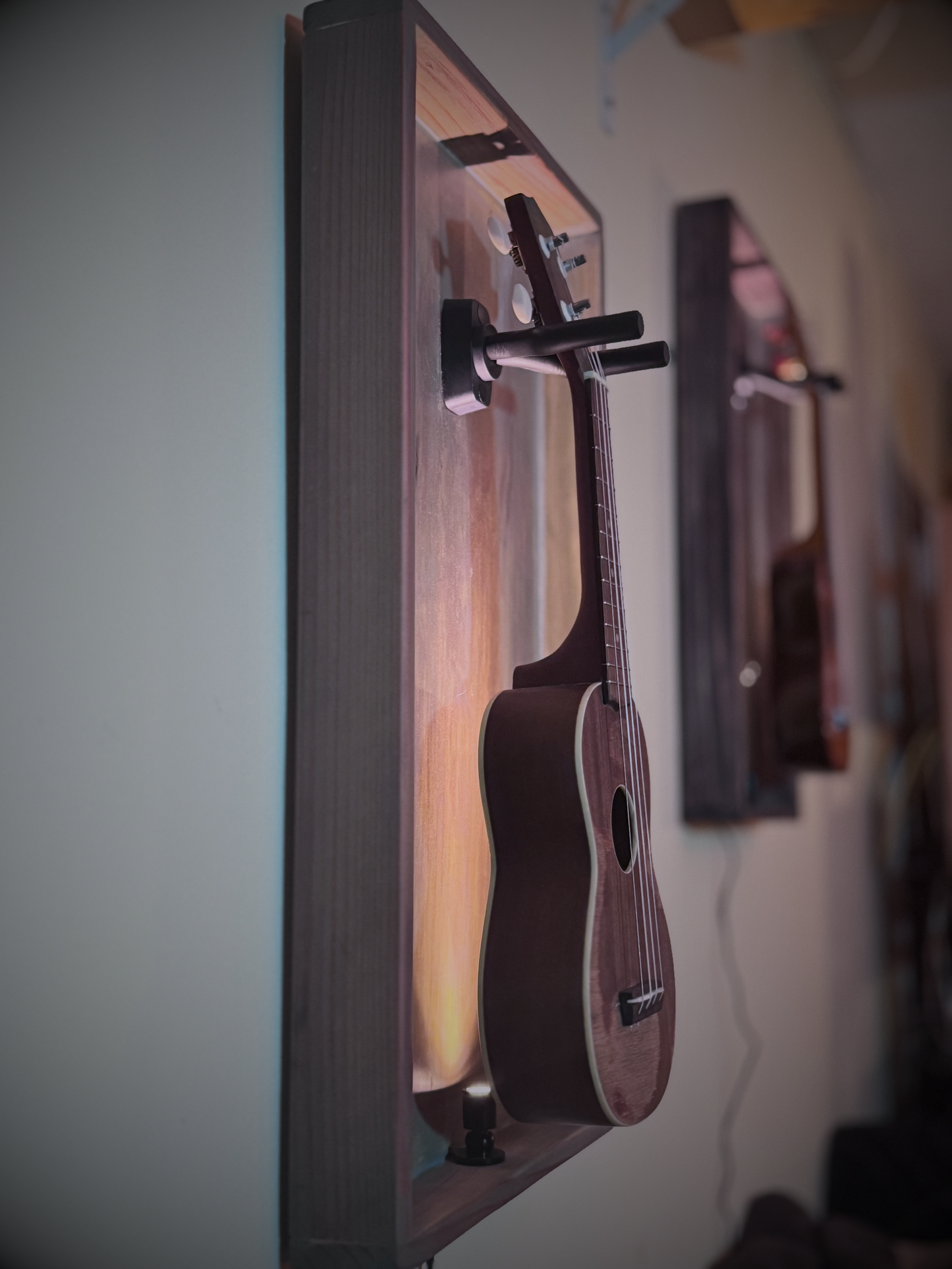 The Uke Barn - Wall frame for Soprano Ukulele - Relic Series - Sage Green