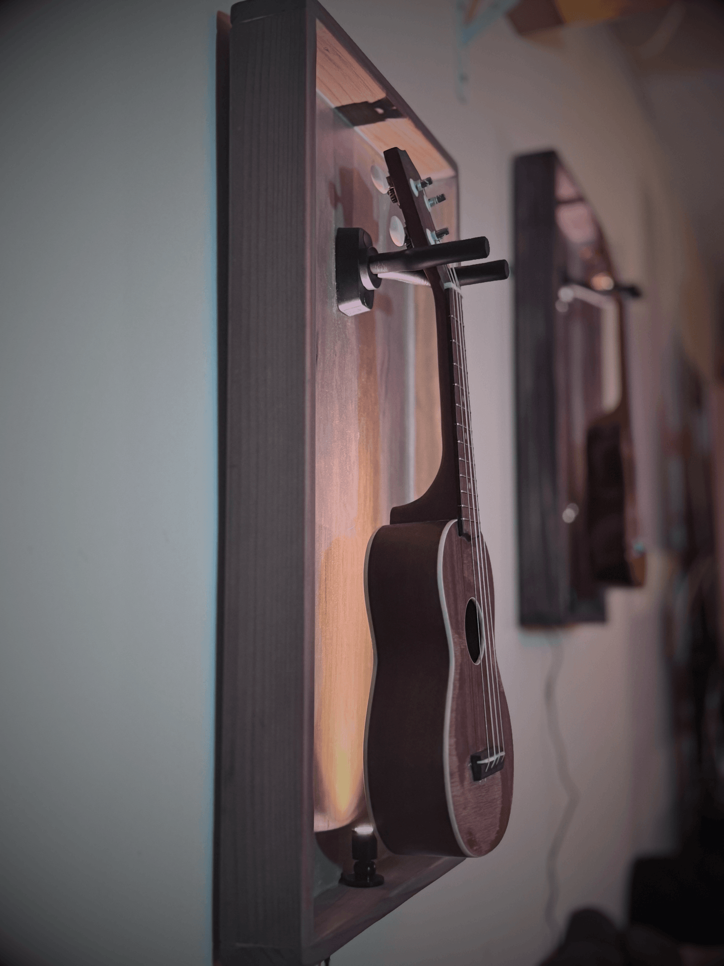 The Uke Barn - Wall frame for Soprano Ukulele - Relic Series - Sage Green - SONICTOPIA