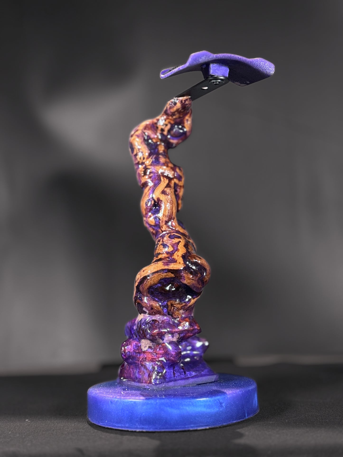 The Wicked Tree - Driftwood Series Headphone Stand | Purple