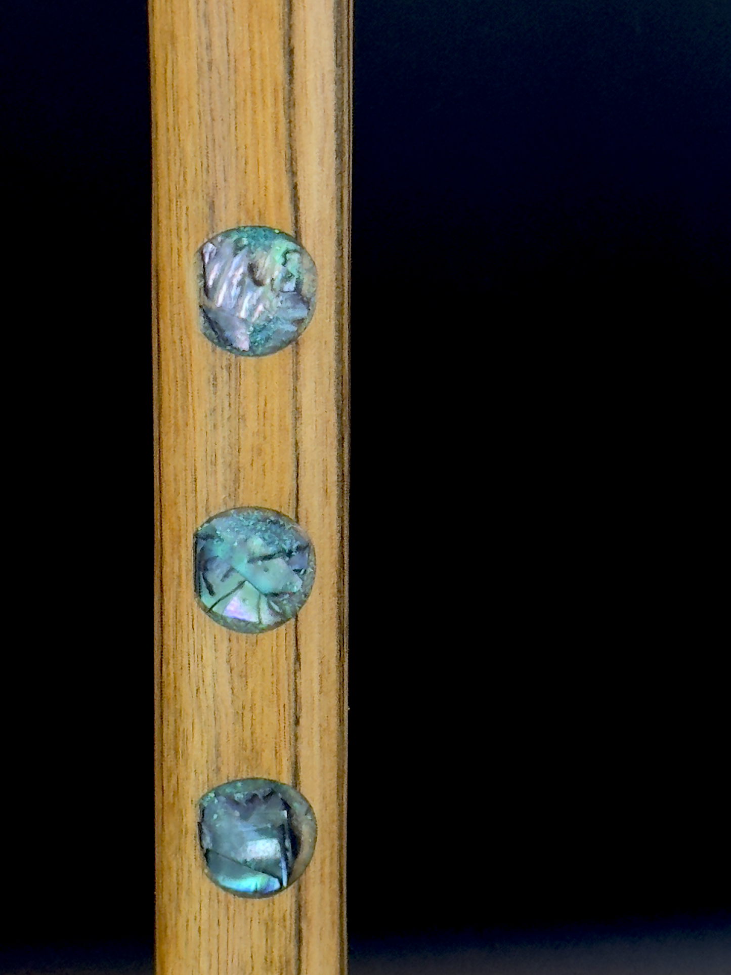 Exotic Woods Headphone Stand with Abalone Inlay - Handmade Studio Decor | Great Gift for Audiophile, Producer, DJ, Gamer, Art Collector