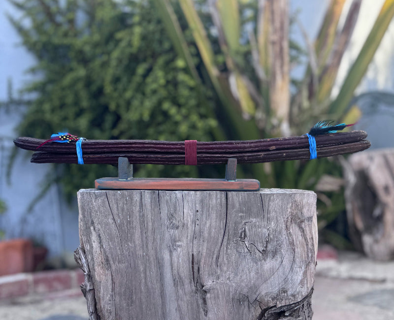 Patuá shamanic rattle #002 showing unique character