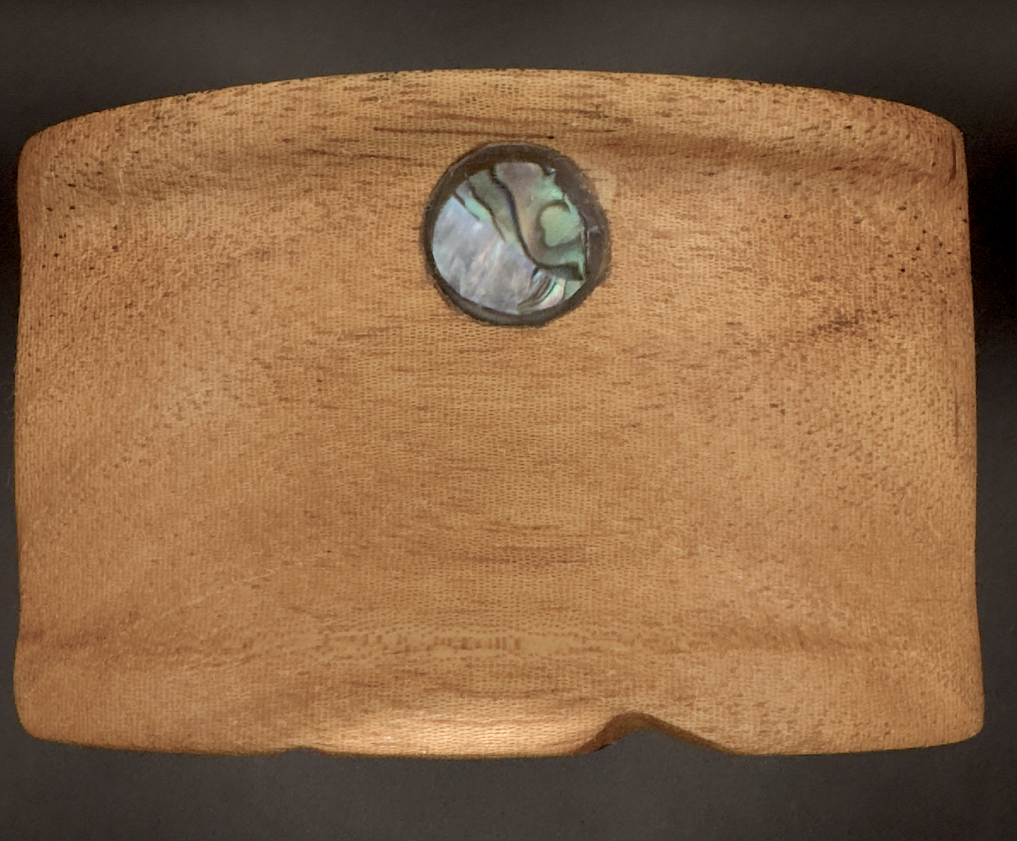 Exotic Woods Headphone Stand with Abalone Inlay - Handmade Studio Decor | Great Gift for Audiophile, Producer, DJ, Gamer, Art Collector