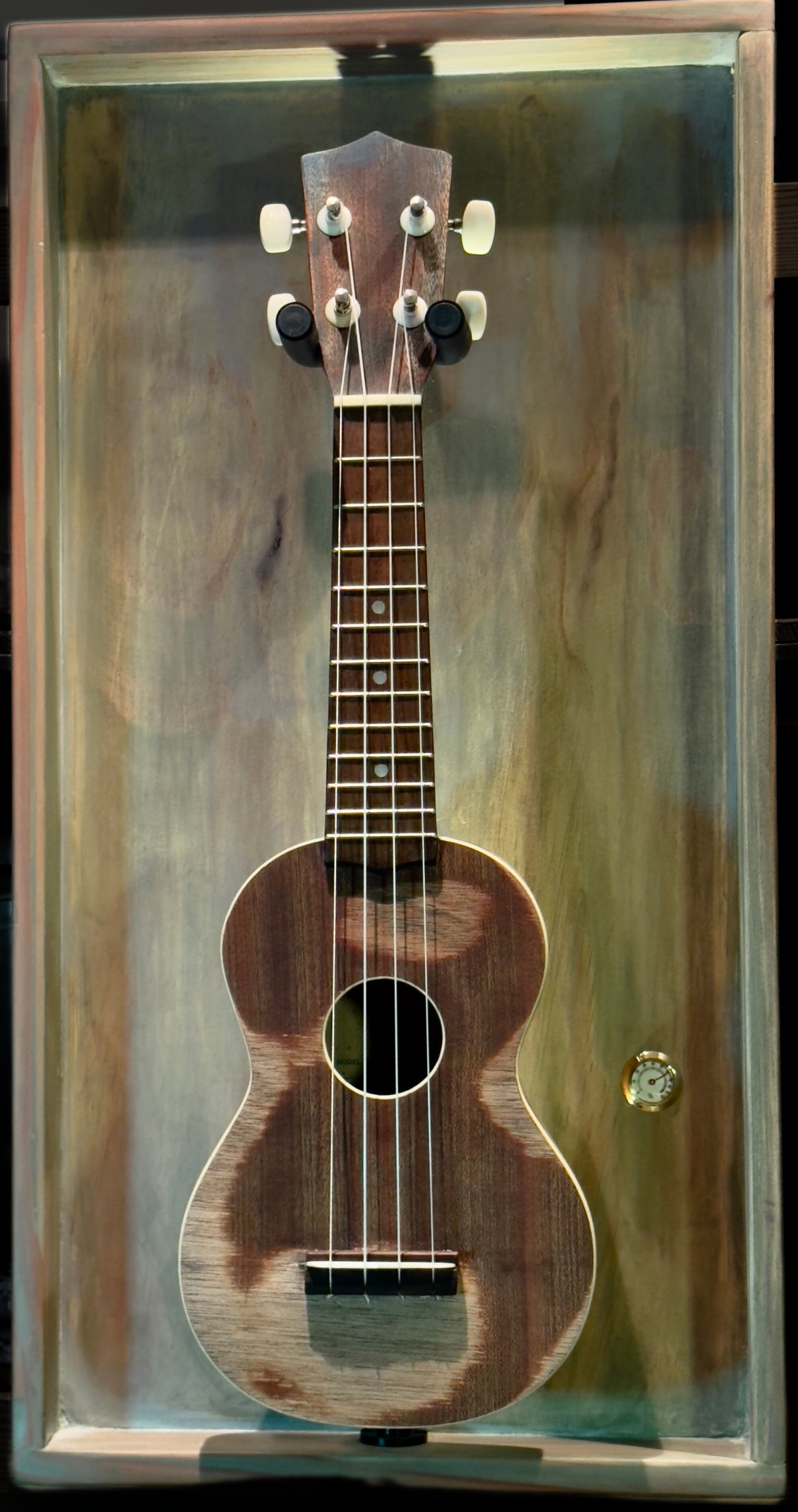The Uke Barn - Wall frame for Soprano Ukulele - Relic Series - Sage Green