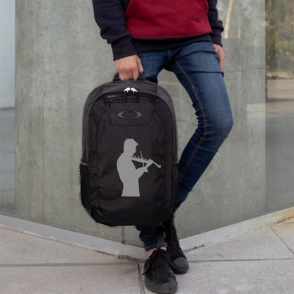 Violin Player Oakley Enduro Backpack 20L Musician Music Lover Gift Composer Carry Bag Orchestra Silhouette Water Resistant Laptop Carry Bag