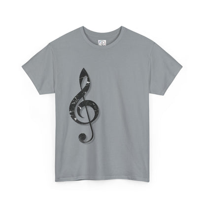 Music G Clef T-Shirt Unisex Heavy Cotton Gift for Musicians Casual Wear Concert Music Lover Shirt Unisex Graphic Tee Music Note Family Gift