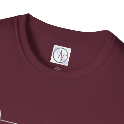 Musical Heartbeat T-Shirt  Music Lover Gift  Unisex Tee  Custom Graphic Shirt  Perfect for Concerts  Festivals and Everyday Wear