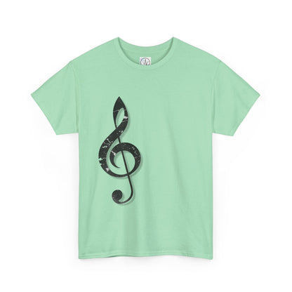 Music G Clef T-Shirt Unisex Heavy Cotton Gift for Musicians Casual Wear Concert Music Lover Shirt Unisex Graphic Tee Music Note Family Gift