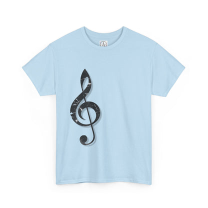 Music G Clef T-Shirt Unisex Heavy Cotton Gift for Musicians Casual Wear Concert Music Lover Shirt Unisex Graphic Tee Music Note Family Gift