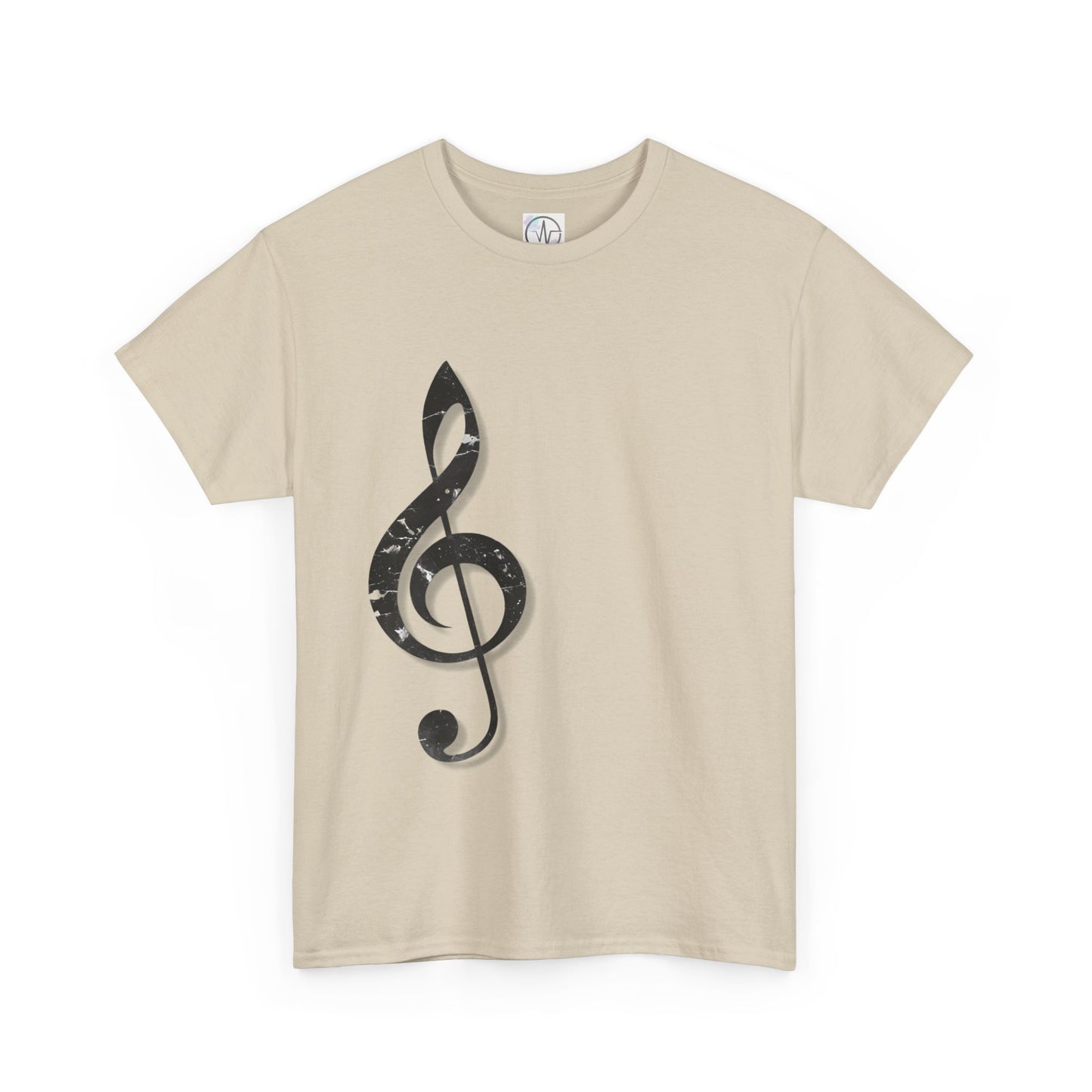 Music G Clef T-Shirt Unisex Heavy Cotton Gift for Musicians Casual Wear Concert Music Lover Shirt Unisex Graphic Tee Music Note Family Gift