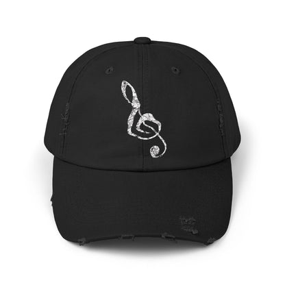 Distressed Music Cap For Musician Gift Idea For Band Mom Cap For Practice Wear Accessory For Teacher Style Headwear For Concert Music Lover