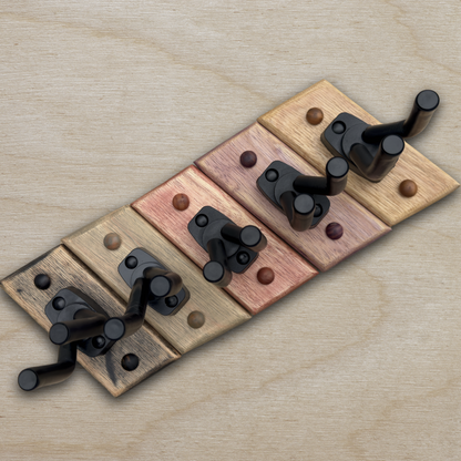 Installation hardware included with handmade guitar wall mount