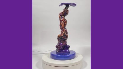 The Wicked Tree - Driftwood Series Headphone Stand | Purple